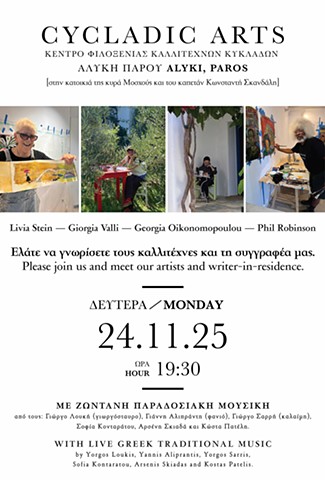 Monday, November 24, 2025 @19:30 November Open Studios Celebration