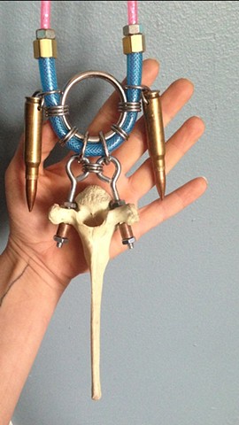 Deer Bone Bullet Necklace