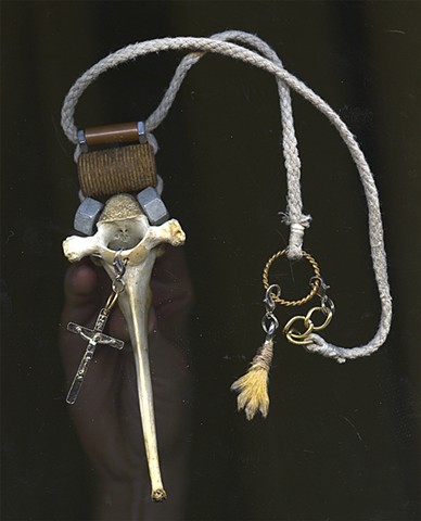 Vertebrae Crucifix Necklace