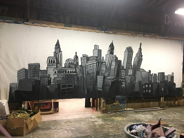 misc backdrop 1 (New York skyline)