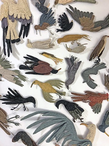 Memento Mori: 100 Dead Birds Project (detail)