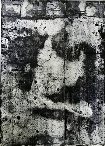Transient Identities: blurring past memories through screen print and etching process
