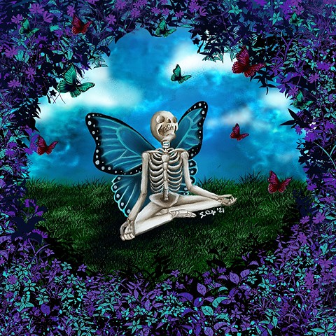 '"Skeleton Fairy" by Serena Dunlap