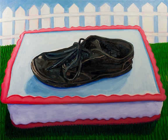 cake with shoe