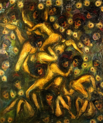 The orgies of Lesvos  c.1947 260x220cm