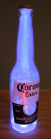Illuminated Corona Bottle