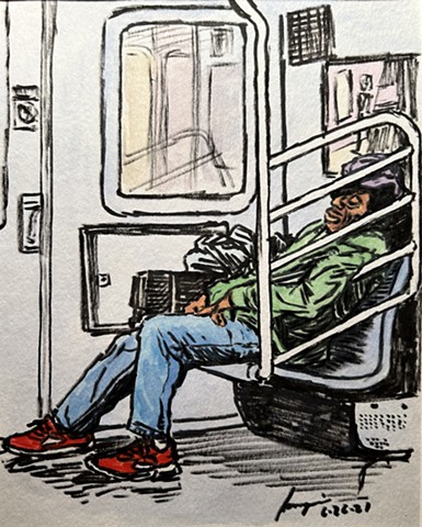 Subway Snooze (sold)