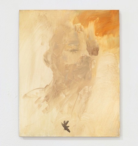 Dana DeGiulio, Clown, 2026, Oil on canvas board, mounted on board, 10 x 8 in