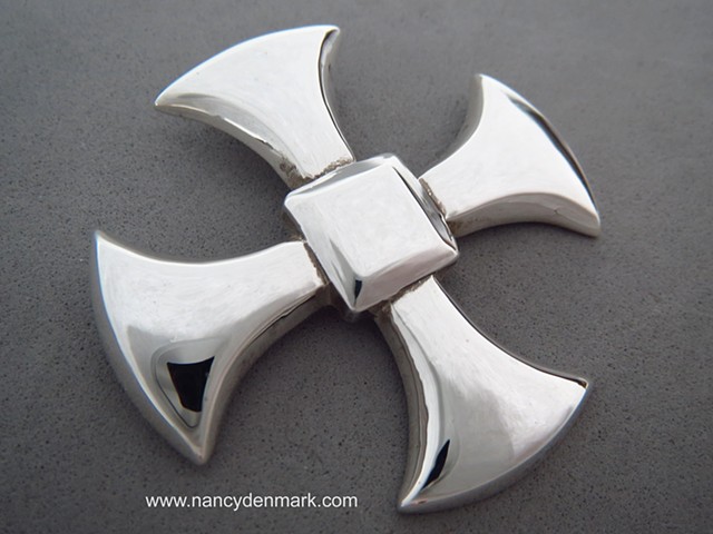 Sterling Silver Canterbury Cross © Nancy Denmark