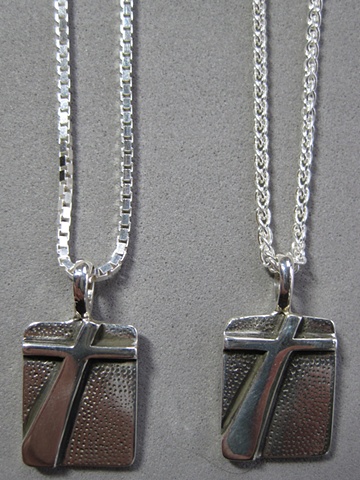 box and wheat style sterling chains for small pendants