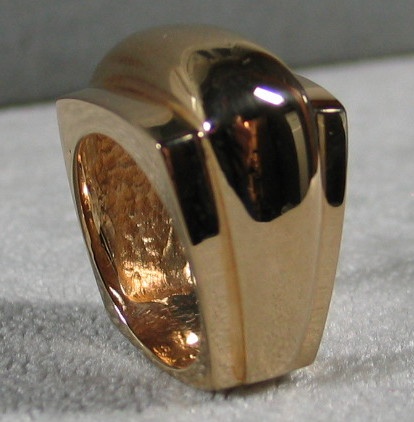 R26 DOME RING END VIEW 14K