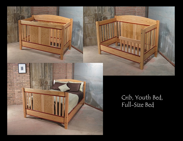 Crib/Youth Bed/Full-Size Bed