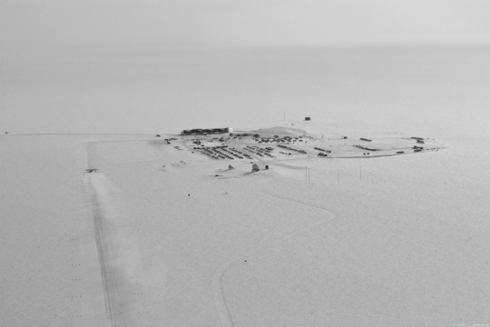 C-130 Landing at the South Pole Station