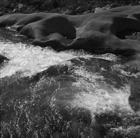 Sespe Creek Rapids at Outcropping