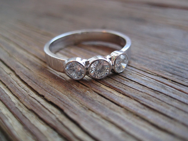 Cog Diamond Engagement Ring