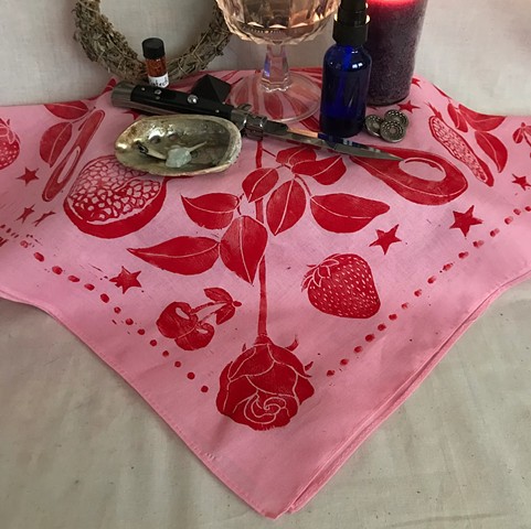 Fruity N Flirty Hanky Bandana