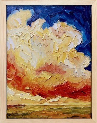 Prairie thunderhead at dust