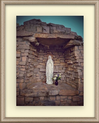 Mother Mary court yard Cathedral of St. Joseph - 2024