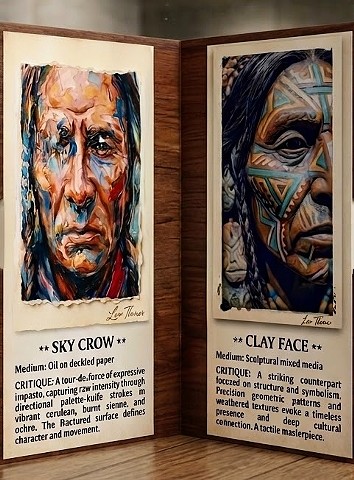 Sky Crow & Clay Face