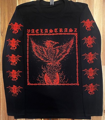 Vaelastrasz Phoenix Shirt with Emblem on Sleeves (re-print in red)