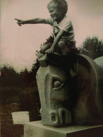 JANUS HORSE. OSWESTRY, SHROPSHIRE. 1993