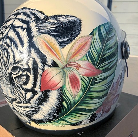 Eye of the Tiger helmet