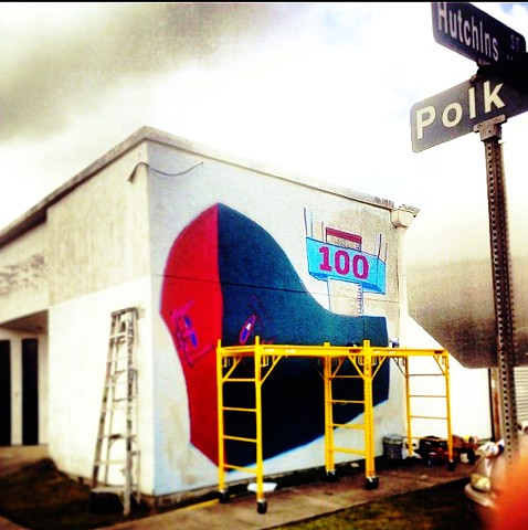Created for the 100 year anniversary for the Houston Ship Channel. Invited by Gonzo. Street art by Angel Quesada.