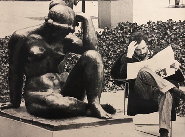 Fernando La Rosa, MOMA courtyard, NYC, c.1980