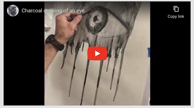 Eye in charcoal 