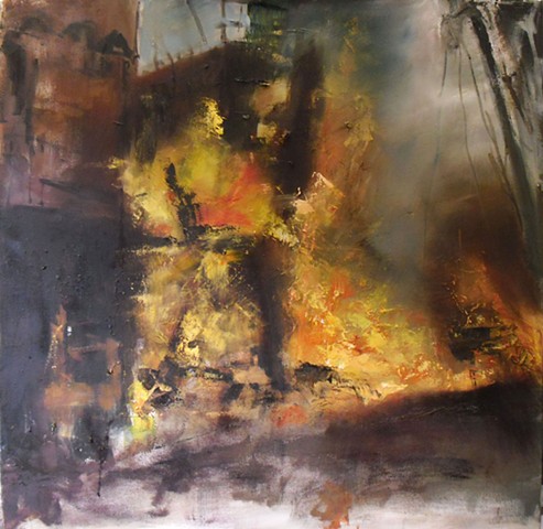 Fire in Damascus (sold)