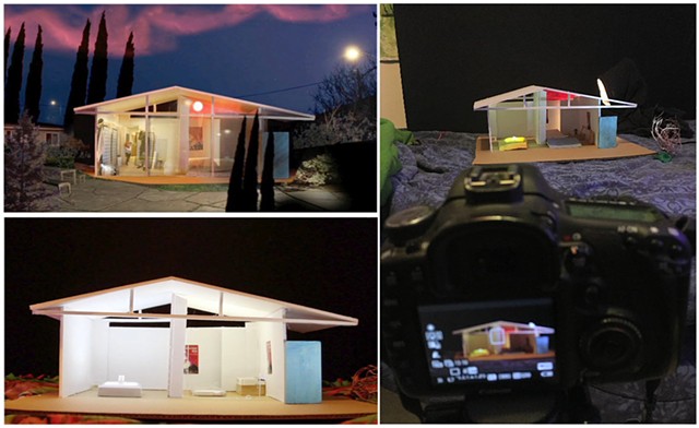 Suburban RED - Eichler House Practical Effects 