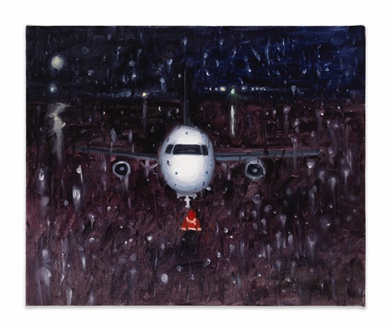 Gwendolyn Zabicki, Gwen Zabicki, painter, artist, Chicago, paintings, rainy flight