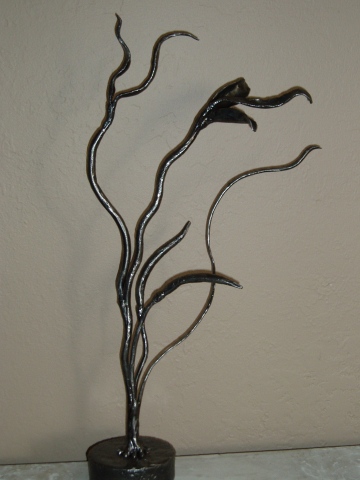 Blowing in the Wind / Wrought iron sculpture