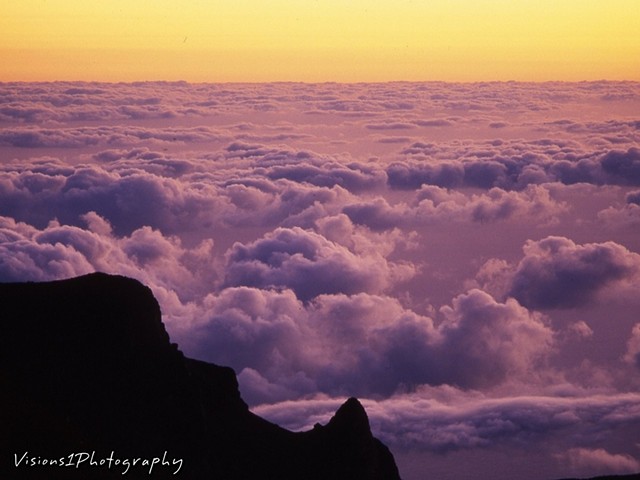 Sunrise Haleakala National Park Maui Hi.