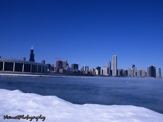 Chicago Skyline from Adler Planetarium
