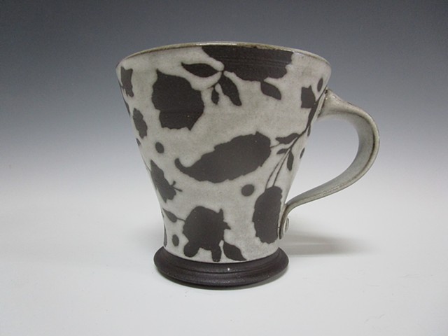 Brown and White Cup