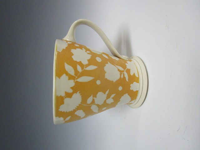 Yellow Porcelain Cup 