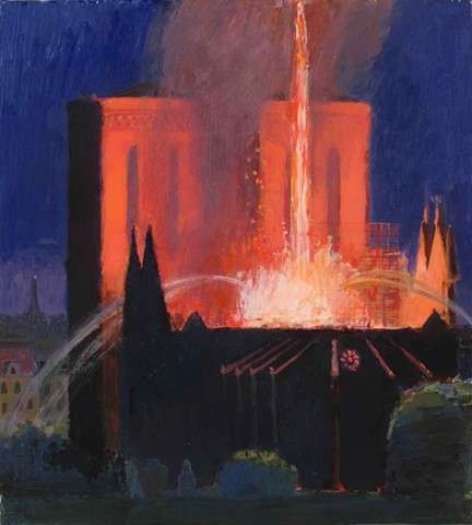 Notre Dame, Burning