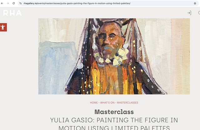Yulia Gasio: Painting the Figure in Motion Using Limited Palettes, RHA, Dublin, Ireland
