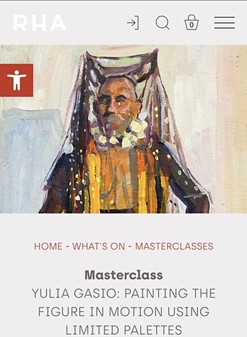 Yulia Gasio: Painting the Figure in Motion Using Limited Palettes, RHA, Dublin, Ireland