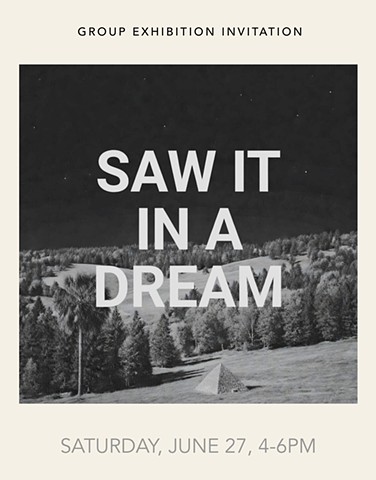 Upcoming (Omena, MI) - "Saw it in a Dream" at V Gallery - June 27, 2026 4-6PM