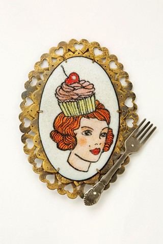 With a Cherry on Top! (Brooch).