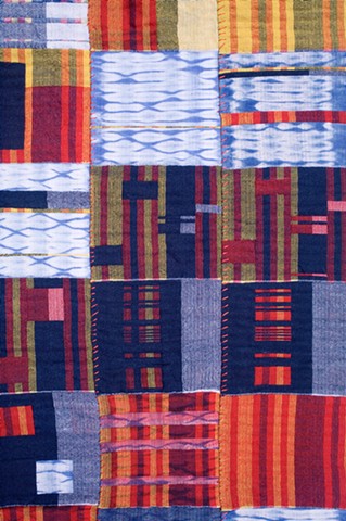 Triple Weave Strip Weaving (Detail)
