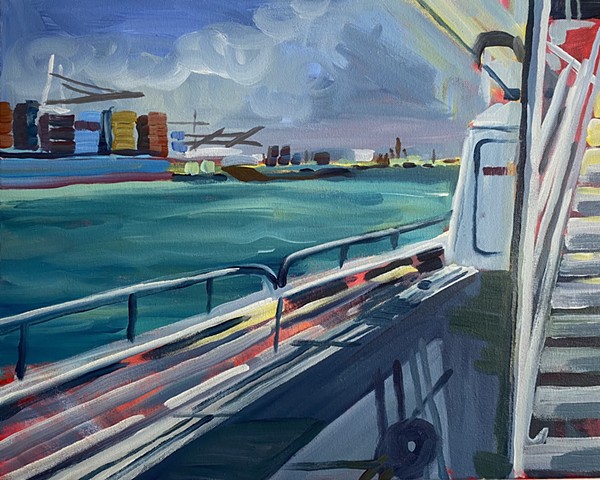 Study for Shipyards from the Deck