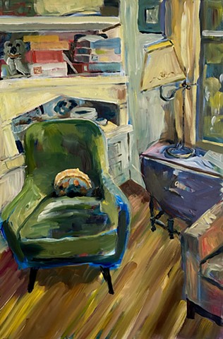 Green Velvet Chair