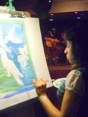 Live Painting @ Blue Macaw.