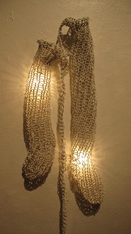 Knitted electrical wire