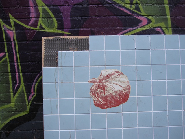 Screen Prints in the alleyway south of Queen St. W