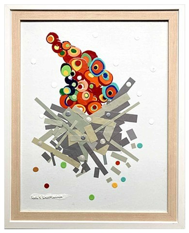 CRASH, Mixed Media Acrylic by Emily Cammarata