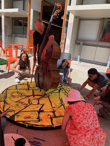 Draw & Bass Duet, Platform Artspace, UC Berkeley, Department of Art